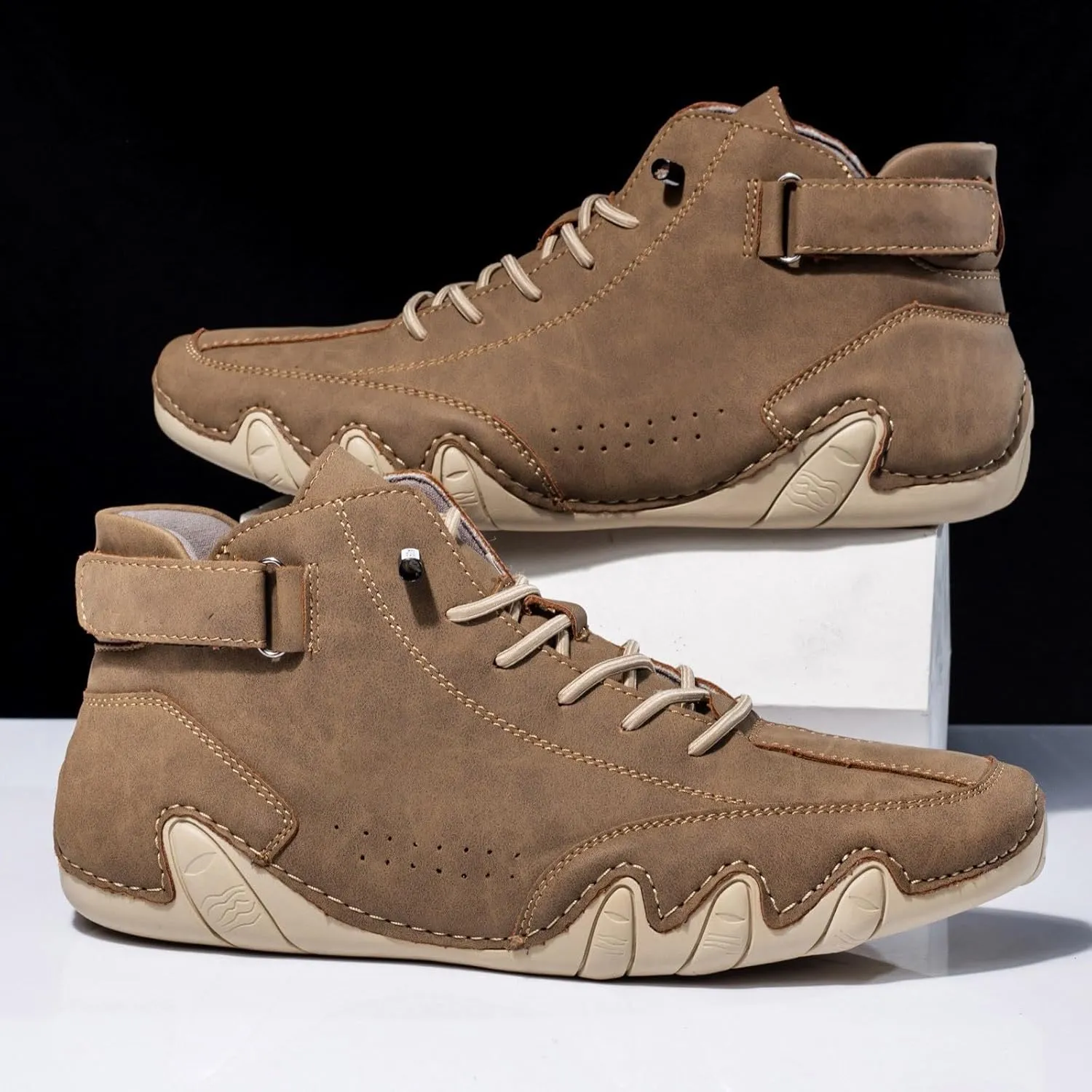 Men's Slip Shoes Couple's Foreign Trade High Top Boots Men and Women Leisure Short Boots Shoes Casual Men