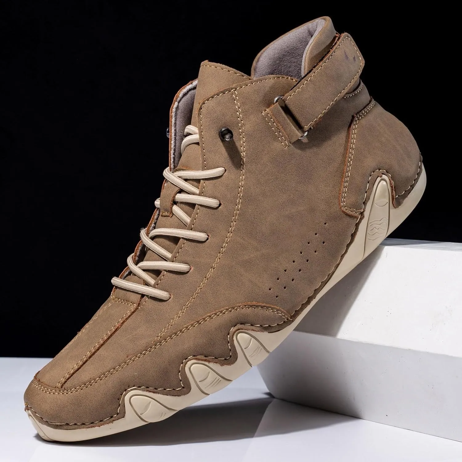Men's Slip Shoes Couple's Foreign Trade High Top Boots Men and Women Leisure Short Boots Shoes Casual Men