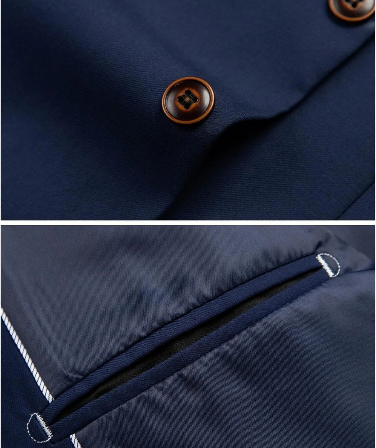 Men's Suits Stand Mandarin Collar Suit 2 Piece Men Suits Slim Fit Chinese Tunic Suits Solid Jacket Set