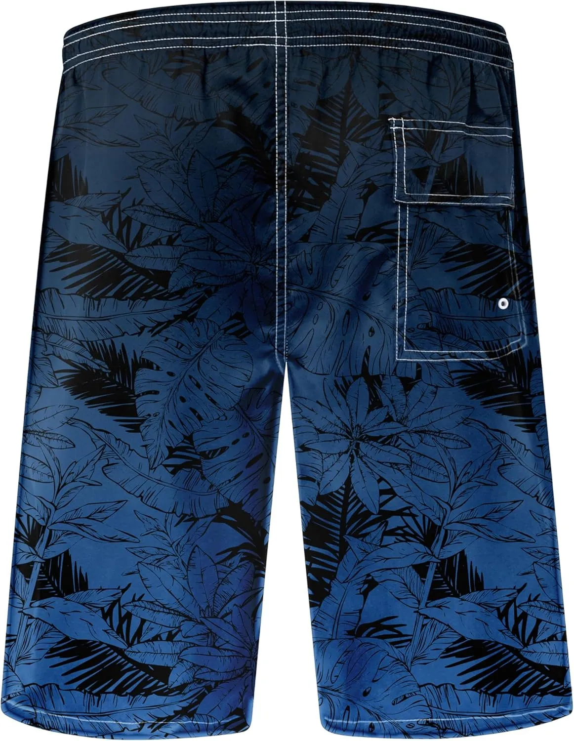 Mens Swim Trunks Quick Dry Board Shorts with Mesh Lining, Breathable Fit Hawaii Beach Shorts Swimwear Bathing Suits
