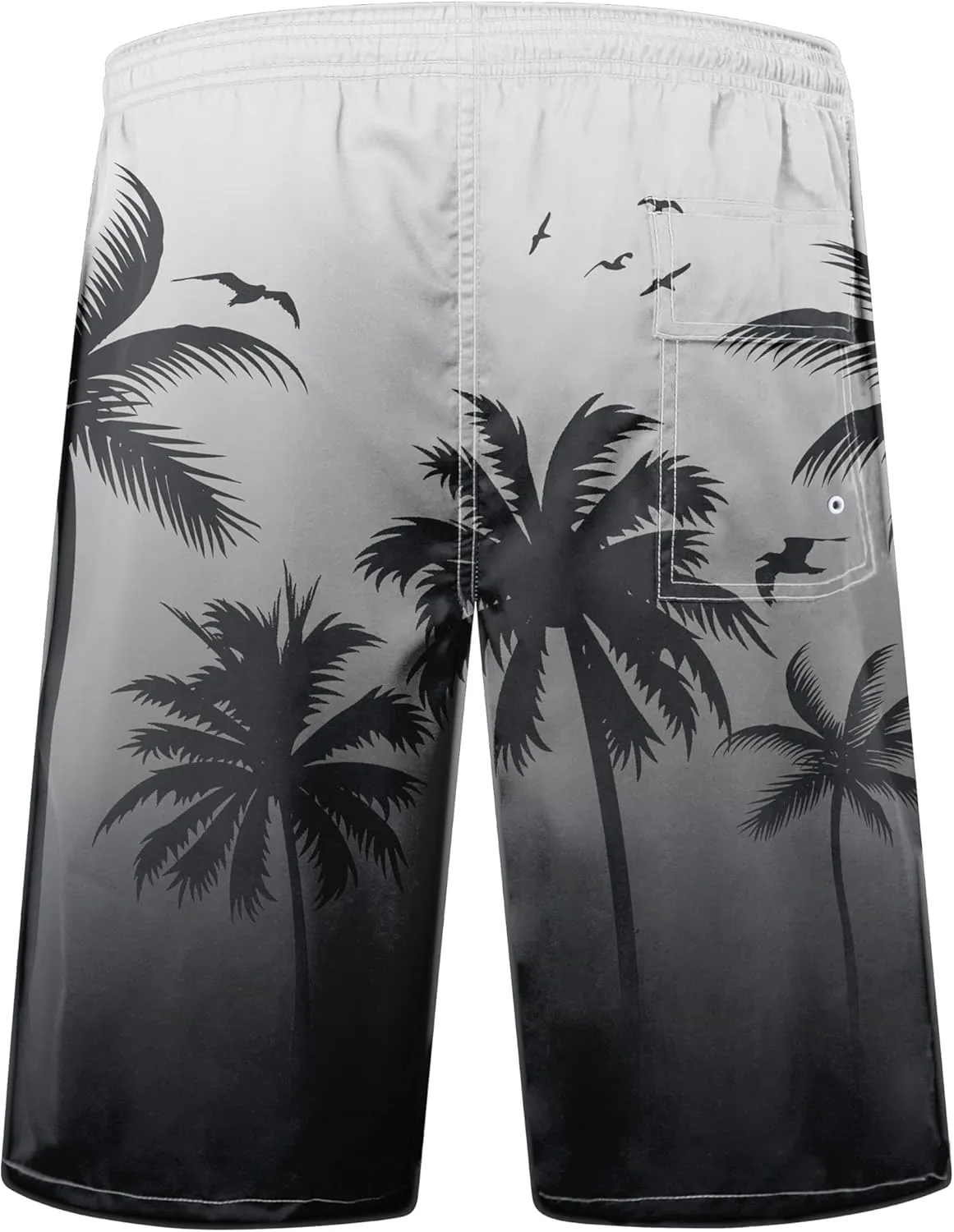 Mens Swim Trunks Quick Dry Board Shorts with Mesh Lining, Breathable Fit Hawaii Beach Shorts Swimwear Bathing Suits