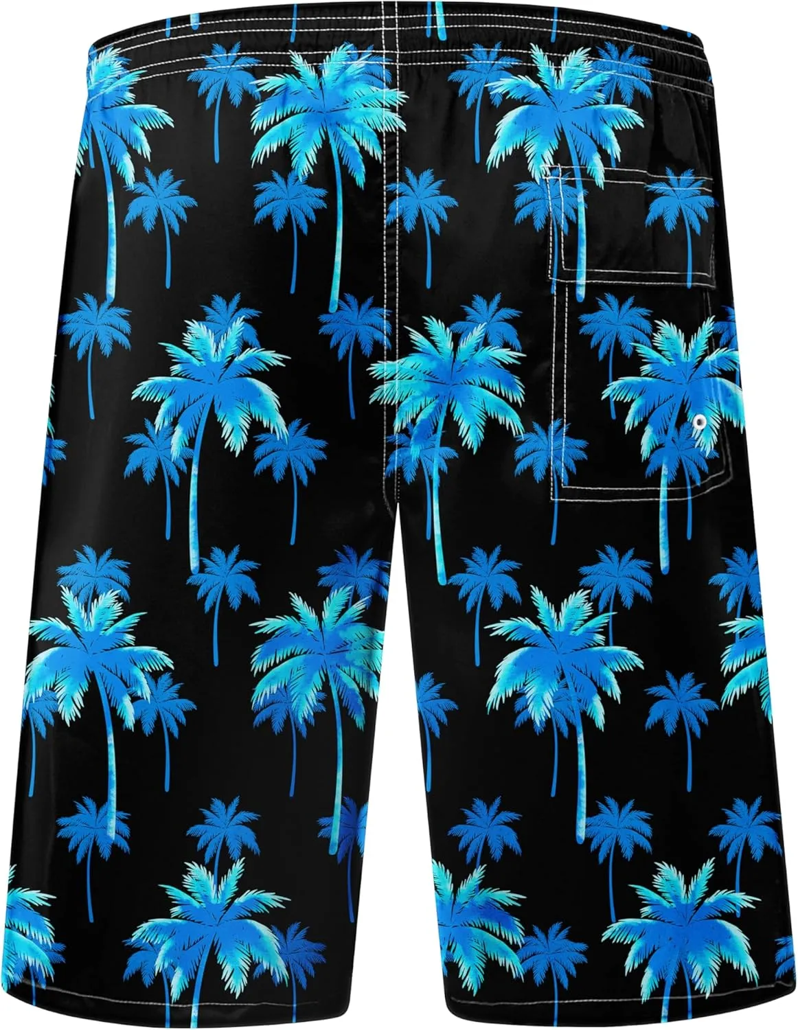 Mens Swim Trunks Quick Dry Board Shorts with Mesh Lining, Breathable Fit Hawaii Beach Shorts Swimwear Bathing Suits