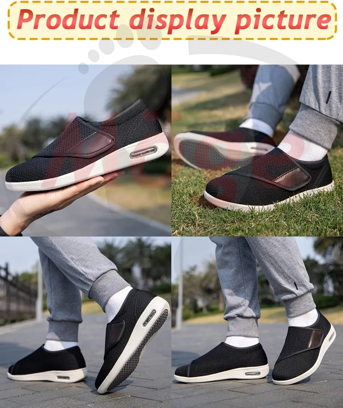 Mens Trainers Shoes Orthopaedic Shoes Women's Air Cushion Diabetic Shoes Casual Slip On Walking Shoes Sandals Running Shoes Sports Shoes Trainers Wide Fit Trainers Women