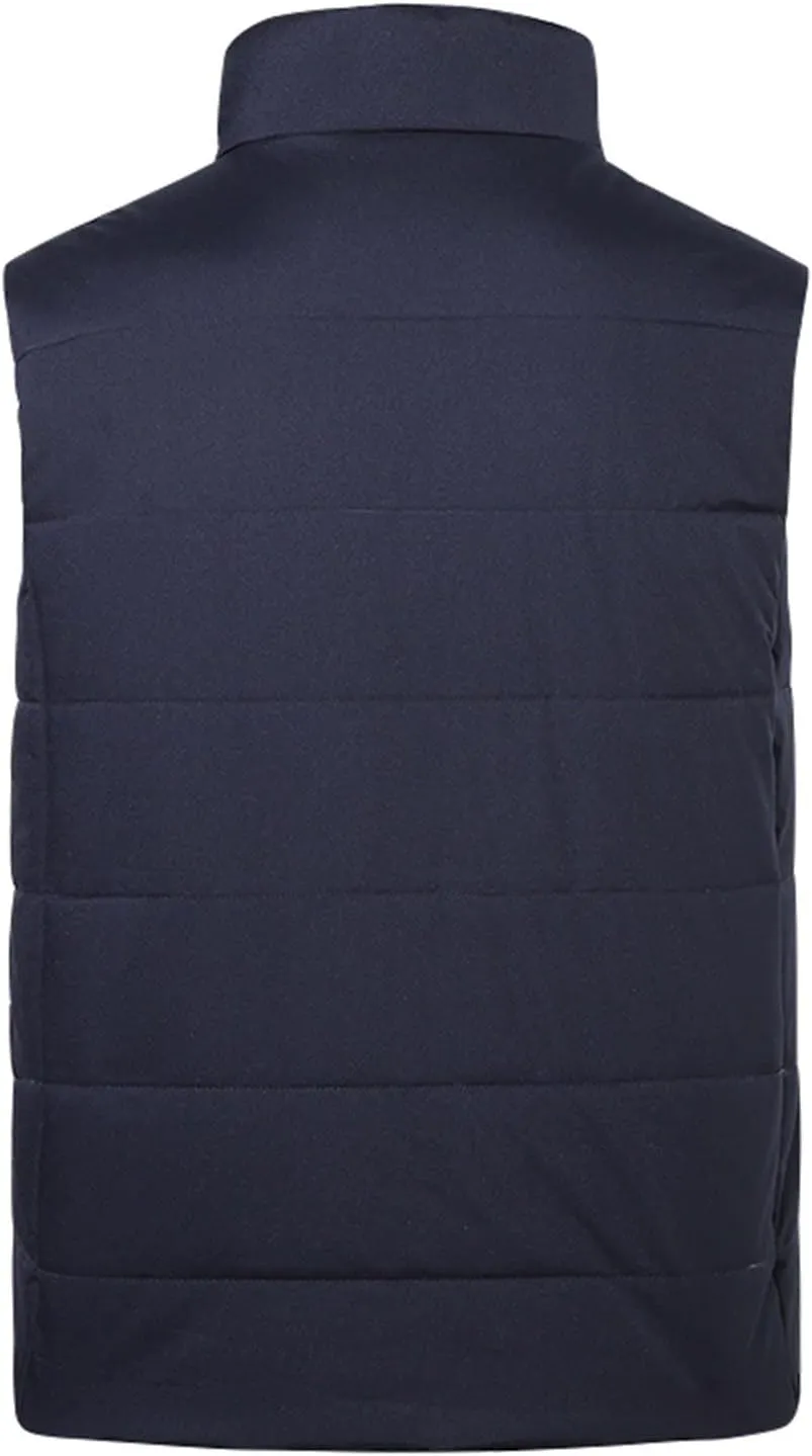 Men'S Vest Warm Vest Solid Color Loose Coat Men Black Vest Light Weight Vest Men Mens Fleece Vests With