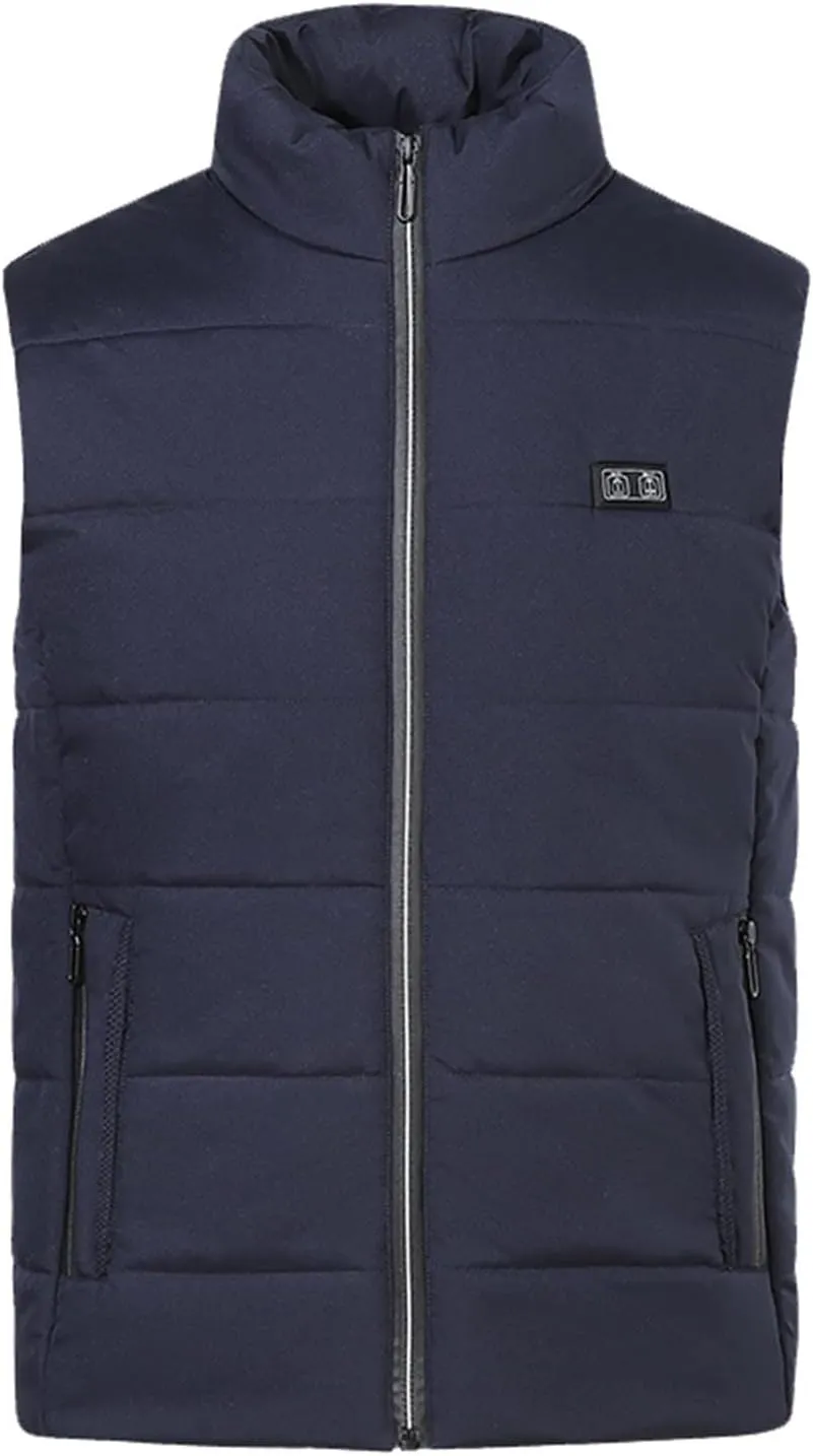 Men'S Vest Warm Vest Solid Color Loose Coat Men Black Vest Light Weight Vest Men Mens Fleece Vests With