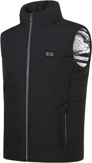 Men'S Vest Warm Vest Solid Color Loose Coat Men Black Vest Light Weight Vest Men Mens Fleece Vests With