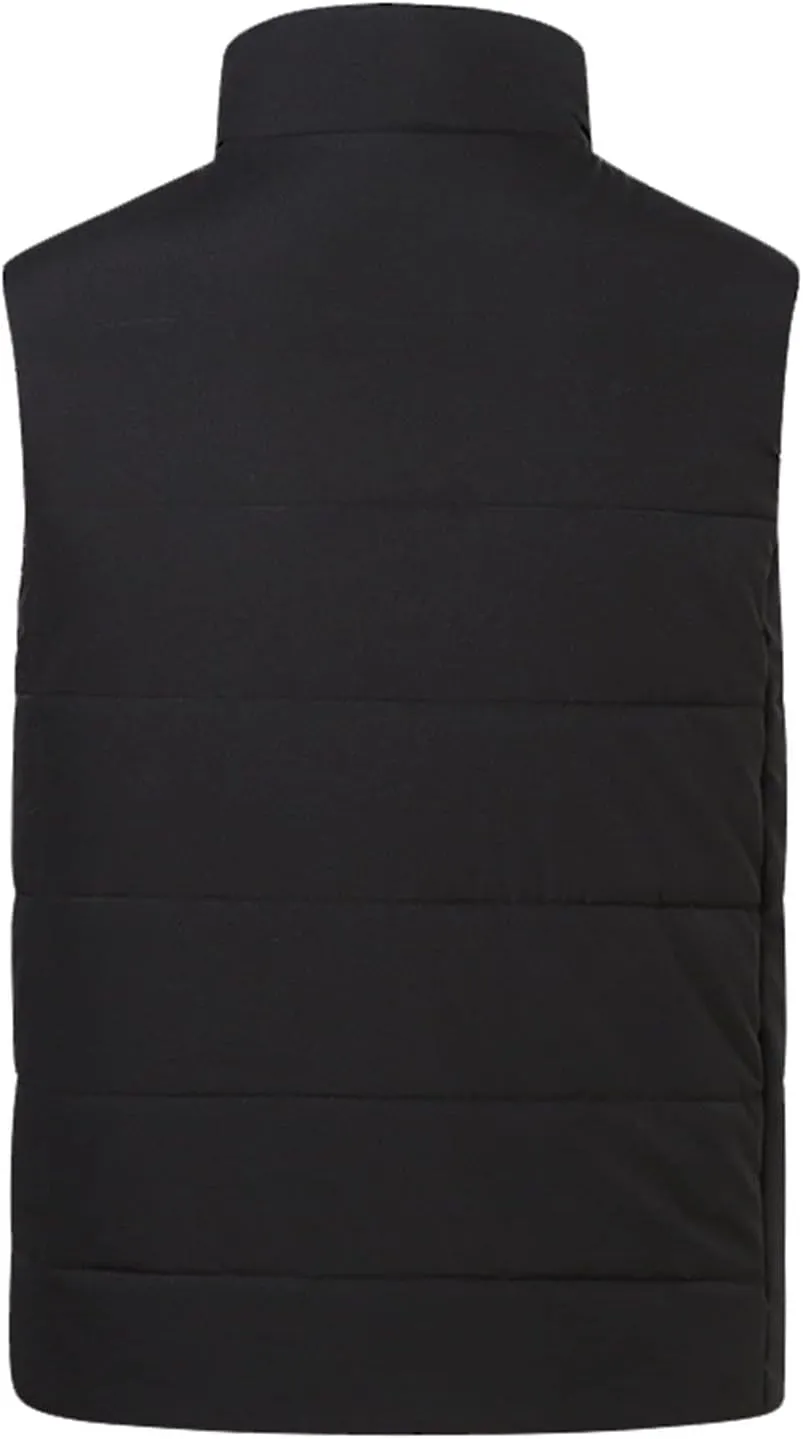 Men'S Vest Warm Vest Solid Color Loose Coat Men Black Vest Light Weight Vest Men Mens Fleece Vests With