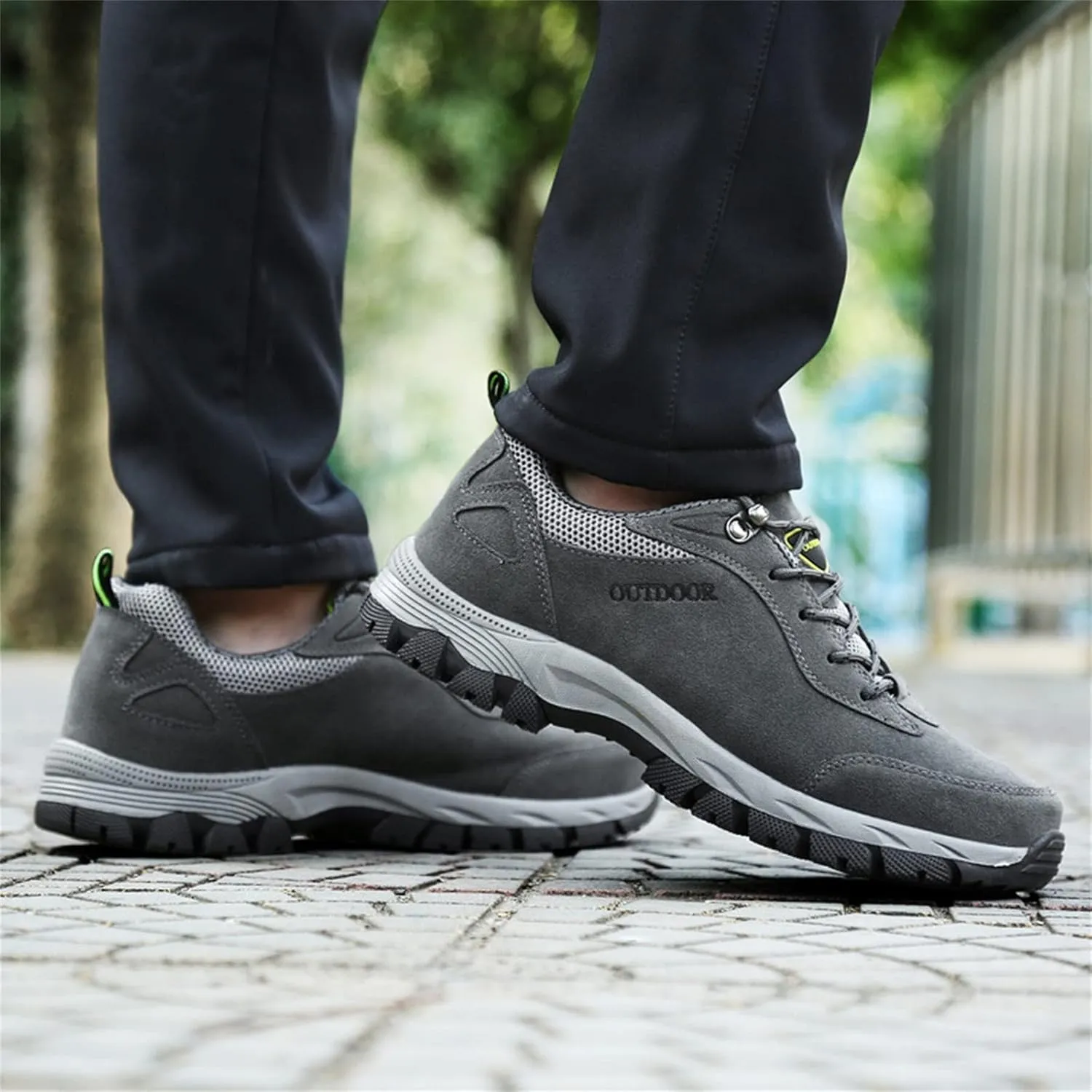 Men's Walking Shoes Non-Slip Orthopedic Shoes Waterproof Hiking Shoes Breathable Walking Shoes with Arch Support