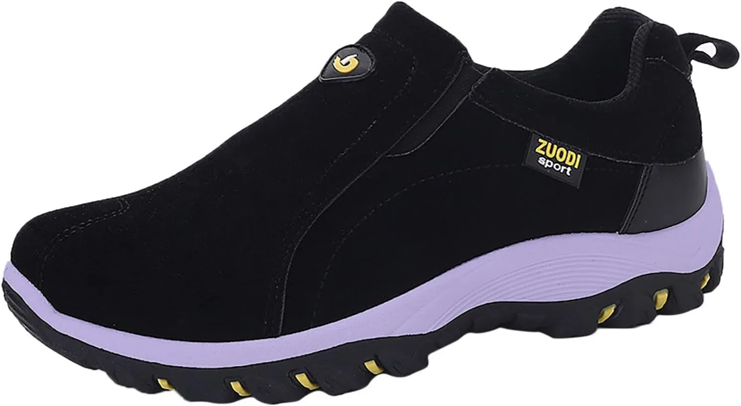 Men's White, Black, Grey Hiking Shoes - All Season, Flat Heel, Round Toe, Slip-On, Water Resistant, Slip-Resistant, Casual, Outdoor, Adult Men's Size