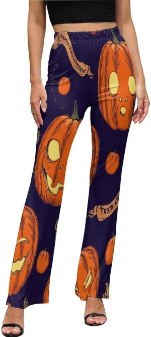 Nugier Women Bell Bottom, Wide Leg Flare Pants Palazzo Trousers Long Pants (XS-XL)