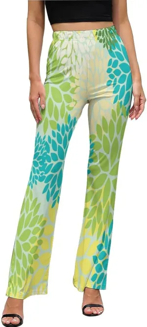 Nugier Women Bell Bottom, Wide Leg Flare Pants Palazzo Trousers Long Pants (XS-XL)