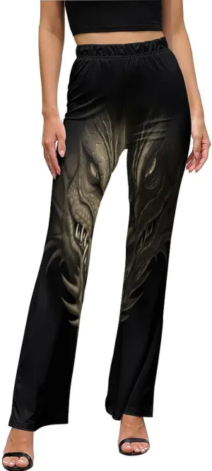 Nugier Women Bell Bottom, Wide Leg Flare Pants Palazzo Trousers Long Pants (XS-XL)