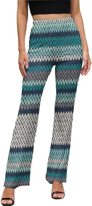 Nugier Women Bell Bottom, Wide Leg Flare Pants Palazzo Trousers Long Pants (XS-XL)