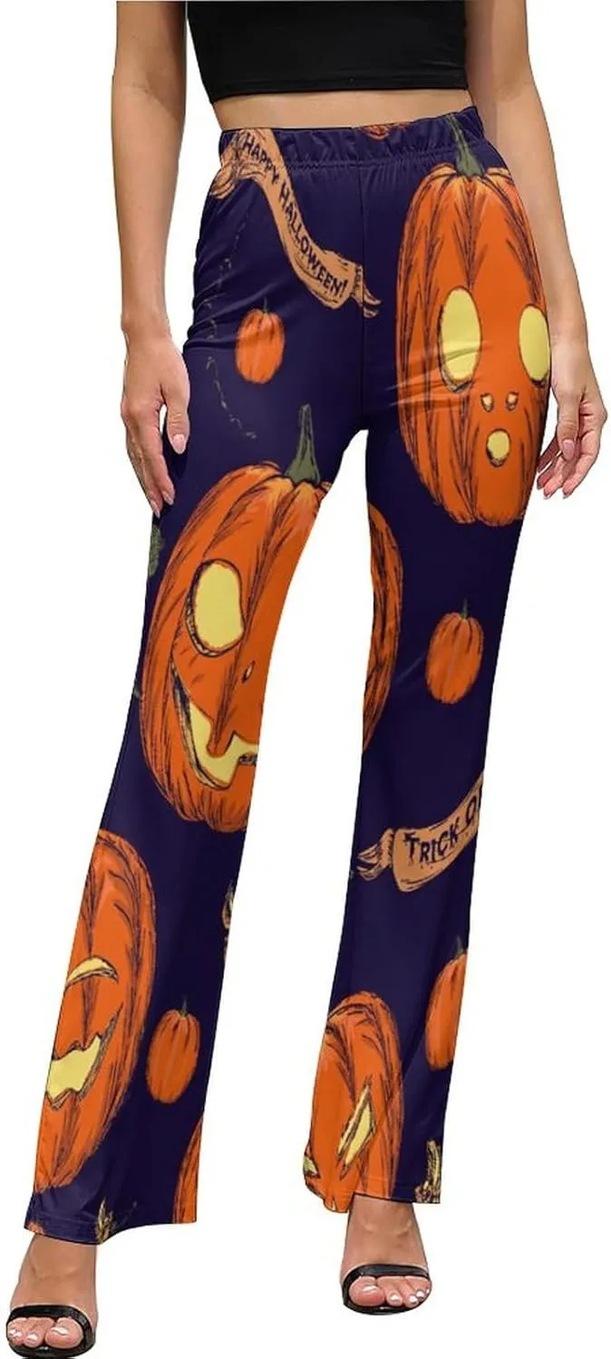 Nugier Women Bell Bottom, Wide Leg Flare Pants Palazzo Trousers Long Pants (XS-XL)