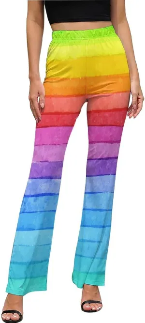 Nugier Women Bell Bottom, Wide Leg Flare Pants Palazzo Trousers Long Pants (XS-XL)
