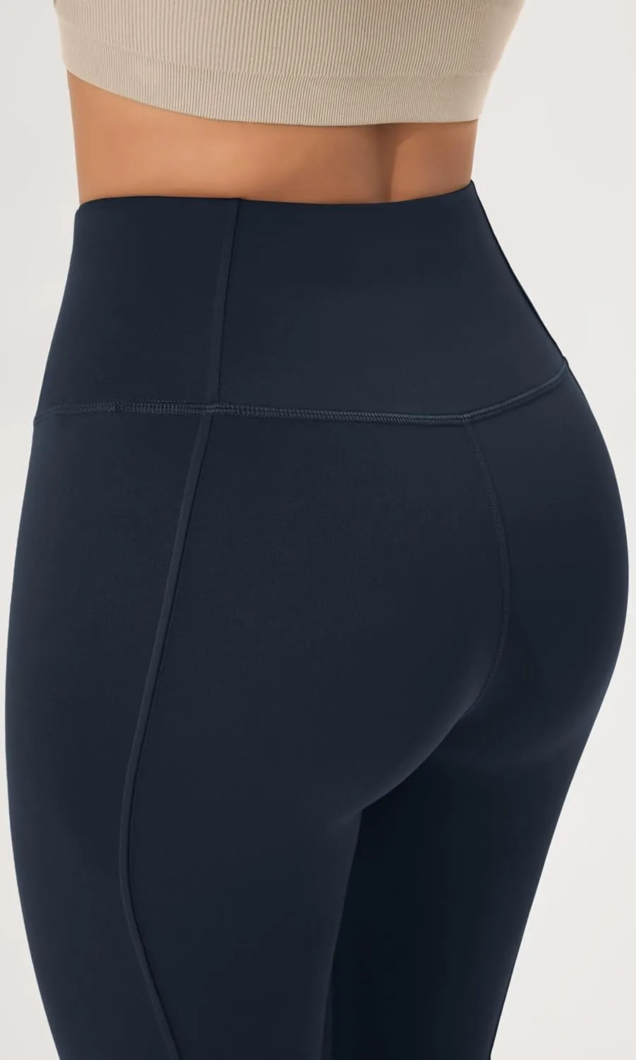 ODODOS Cloud Feeling Split-Hem Flared Pants for Women 29" /31" High Waisted Lounge Bootcut Yoga Pants