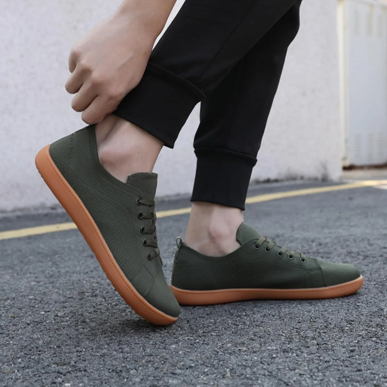 Orthopedic Shoes for Women Jazz Shoes Lace-up Sneakers Modern Dance Shoes Air Cushion Platform Walking Dance Shoes