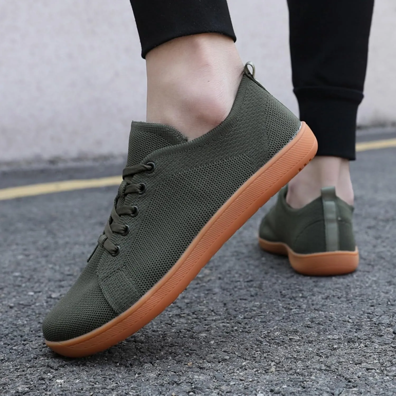 Orthopedic Shoes for Women Jazz Shoes Lace-up Sneakers Modern Dance Shoes Air Cushion Platform Walking Dance Shoes