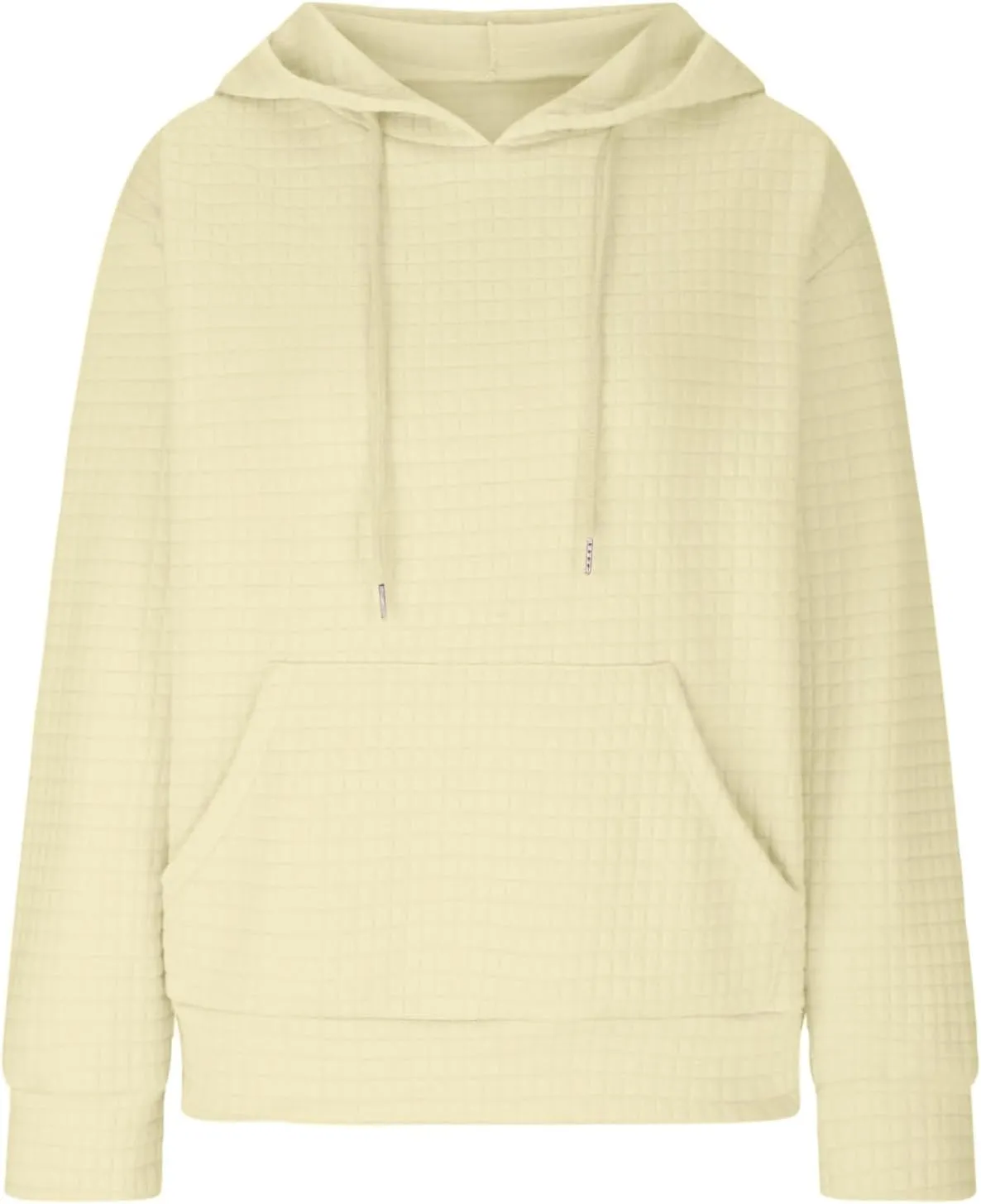Plain Hoodie for Women Oversized Baggy Long Sleeve Drawstring Hooded Fashion Hide Belly Classic-Fit Hoodie