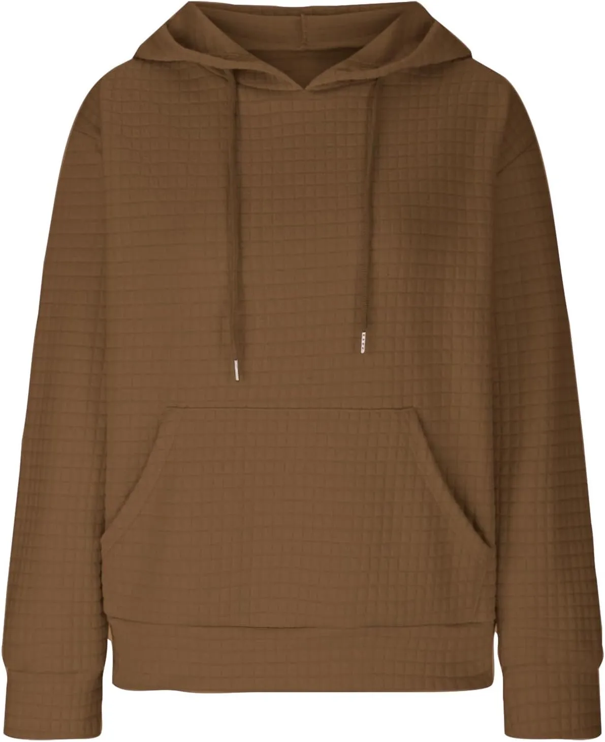 Plain Hoodie for Women Oversized Baggy Long Sleeve Drawstring Hooded Fashion Hide Belly Classic-Fit Hoodie