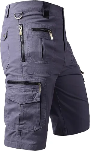 Plus Size Men's Cargo Work Pants Waist Trousers Lightweight Pants Men's Cargo Pants Casual Sports Slim Trousers with