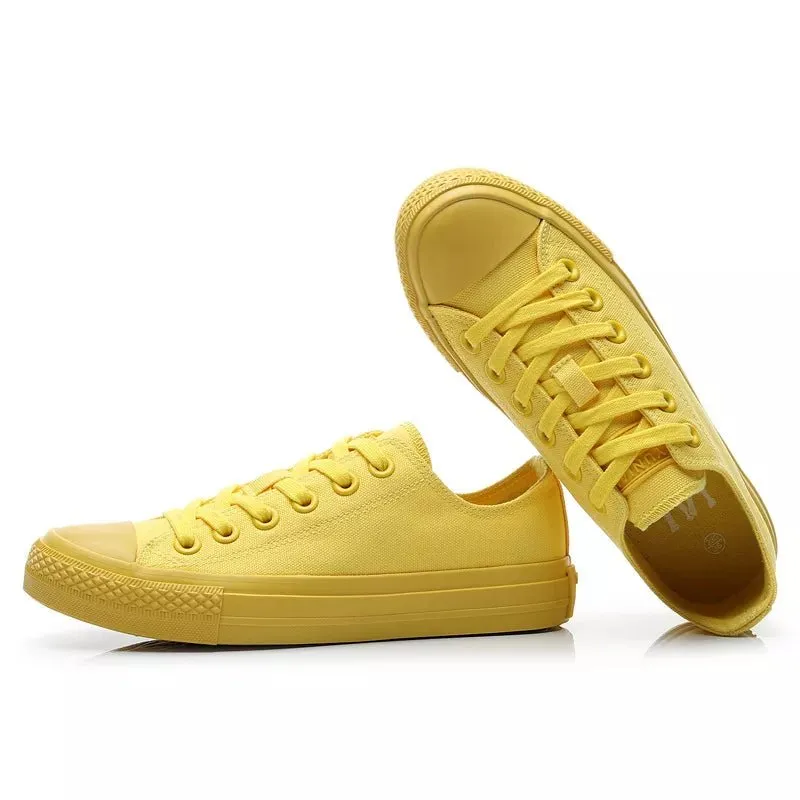 Pre Order:  Canvas Lace-Up Sneakers