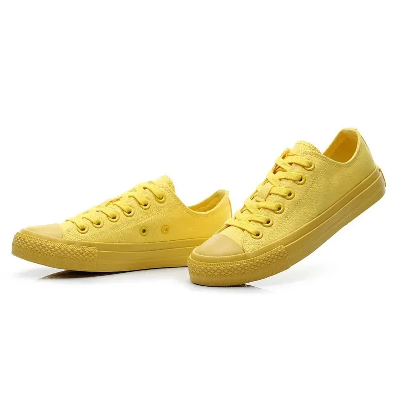 Pre Order:  Canvas Lace-Up Sneakers
