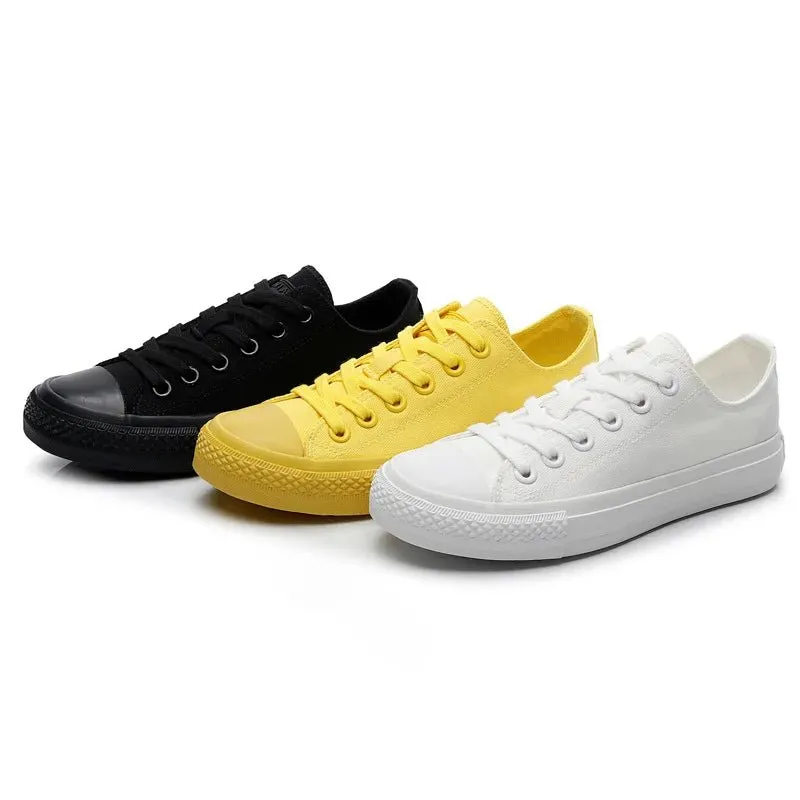Pre Order:  Canvas Lace-Up Sneakers