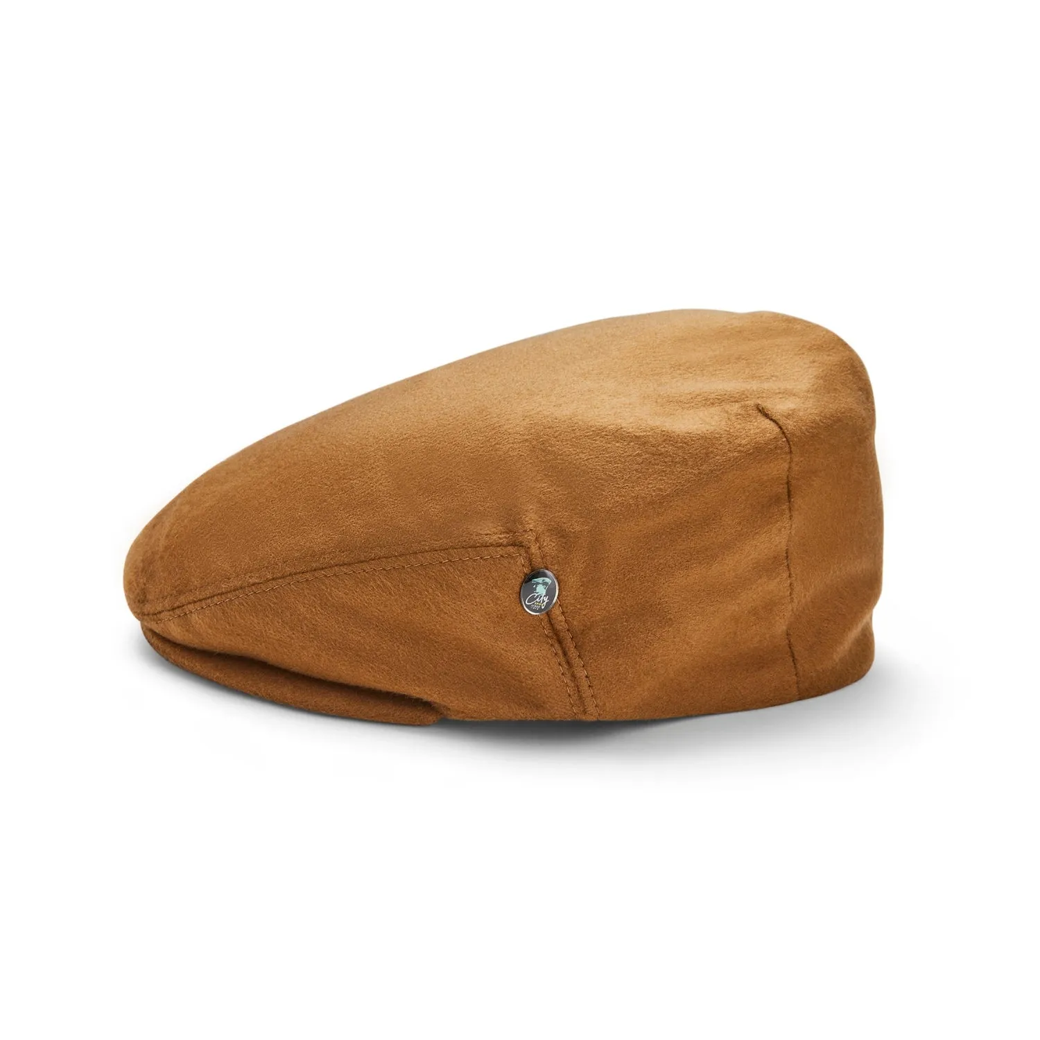 Pure Cashmere Flat Cap | Camel | CitySport
