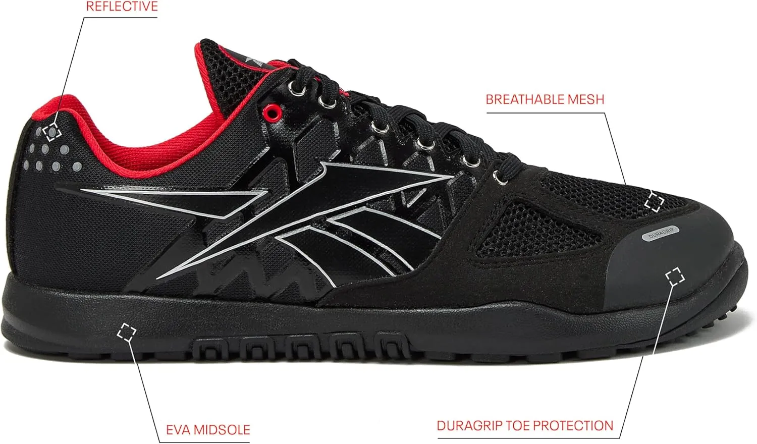 Reebok Men's Nano 2.0 Shoes, Cross Training Gym Sneakers