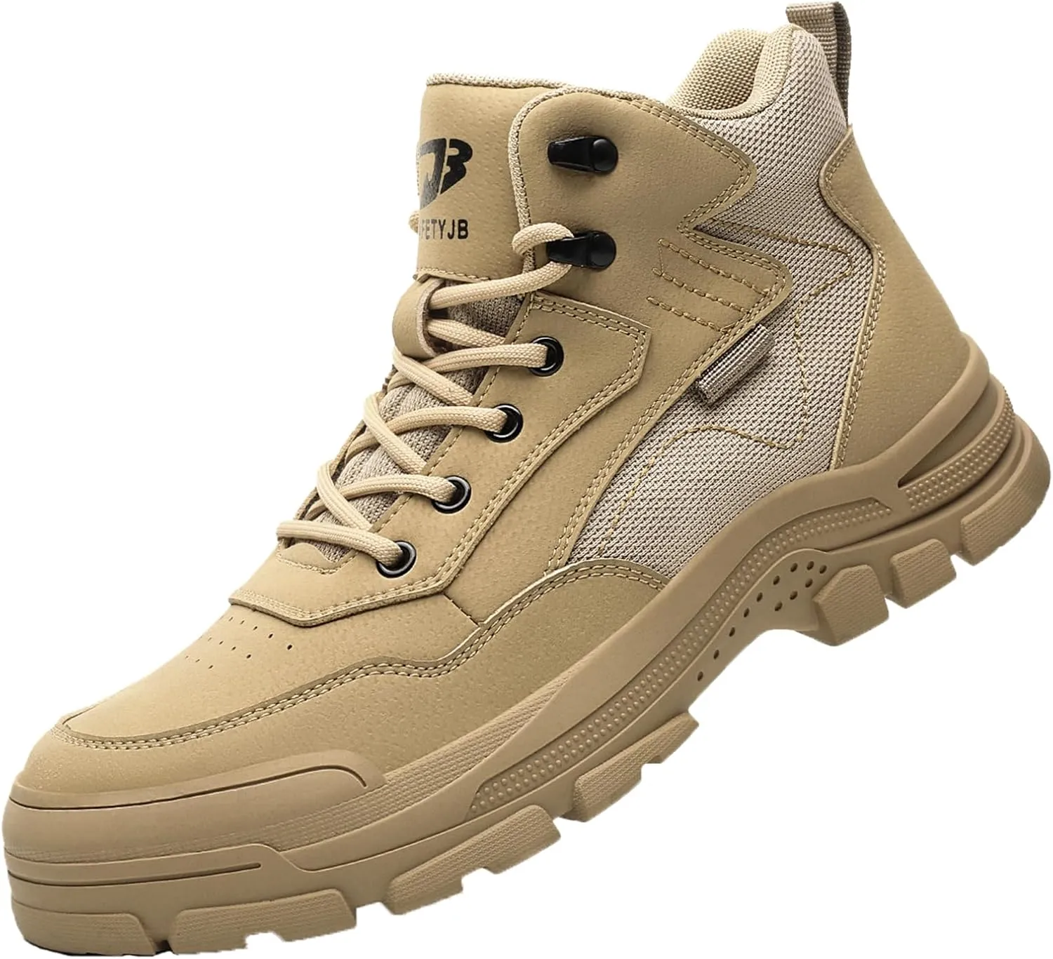 Safety Trainers Men Steel Toe Cap Trainers Work Construction Breathable Safety Shoes Non Slip Sneakers