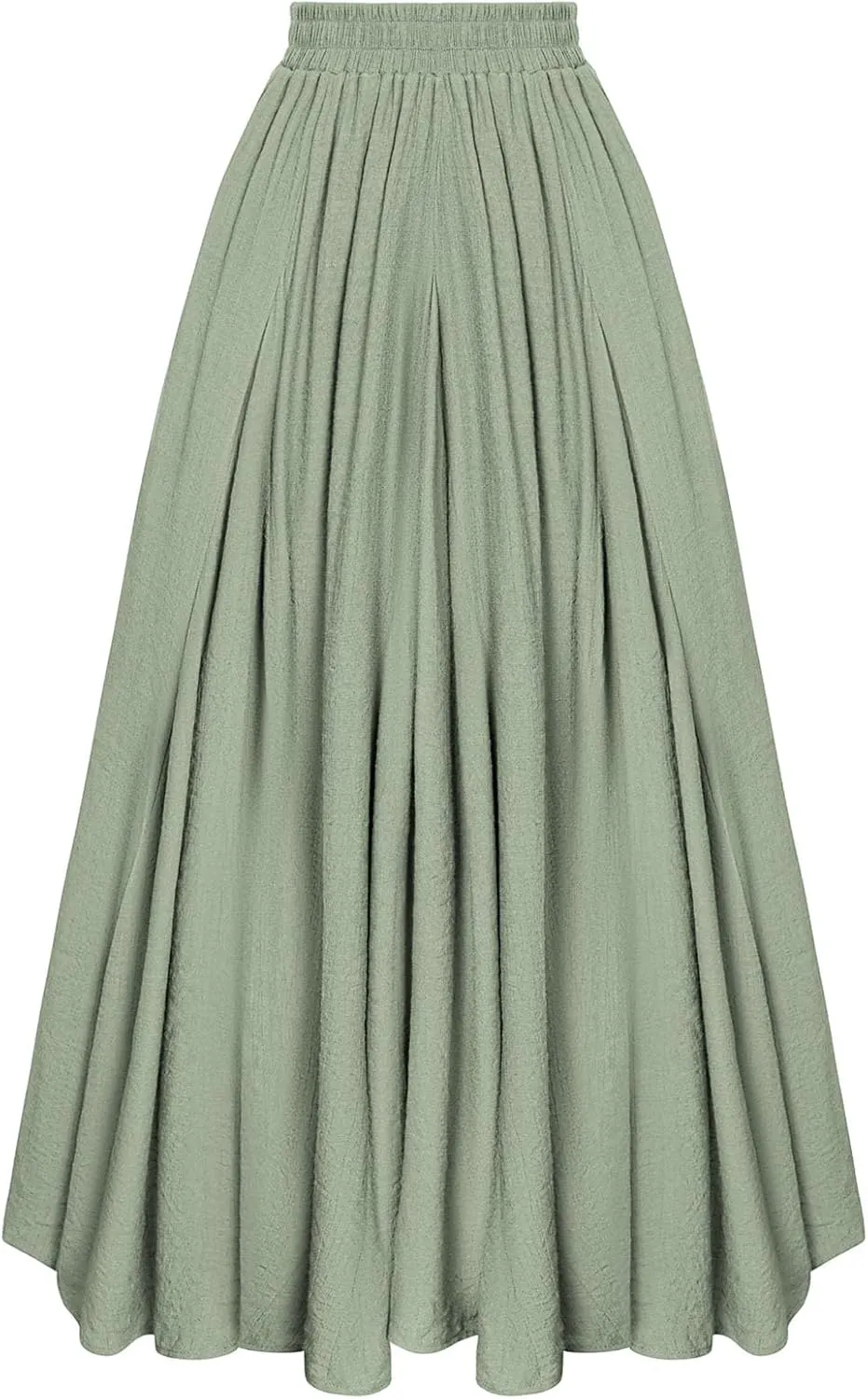 Scarlet Darkness Women Casual Maxi Skirt Flowy Bohemian Renaissance Long Skirts
