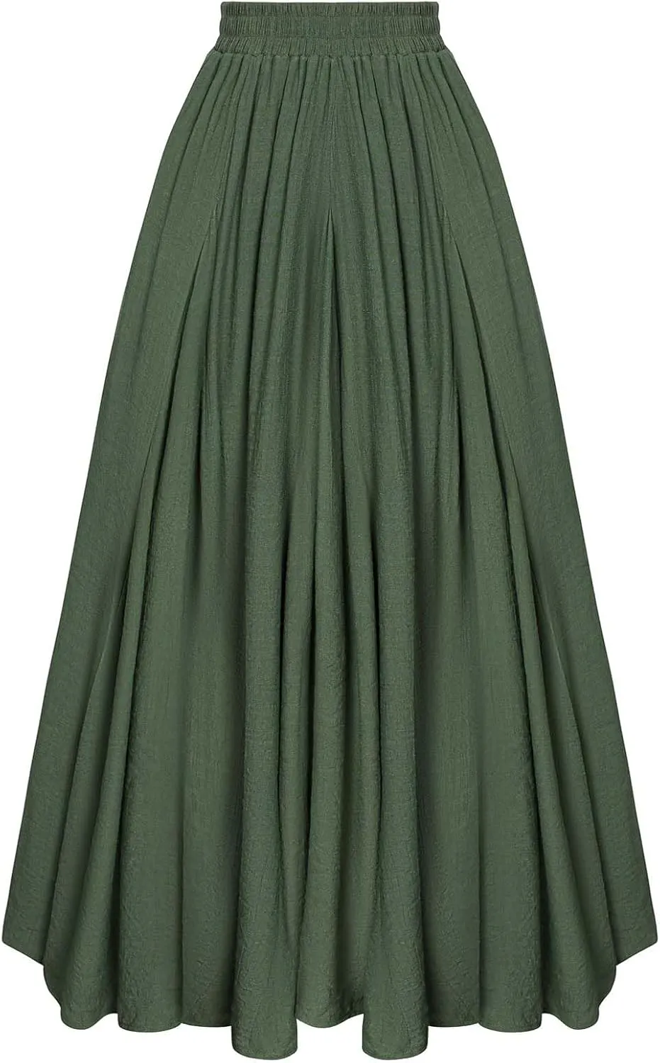Scarlet Darkness Women Casual Maxi Skirt Flowy Bohemian Renaissance Long Skirts