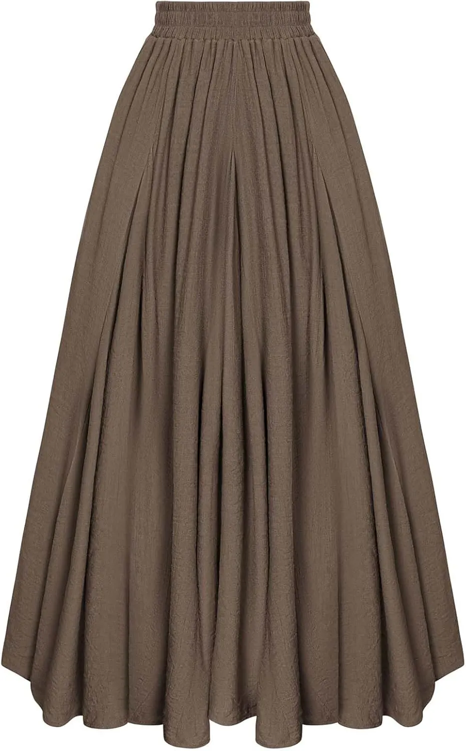 Scarlet Darkness Women Casual Maxi Skirt Flowy Bohemian Renaissance Long Skirts