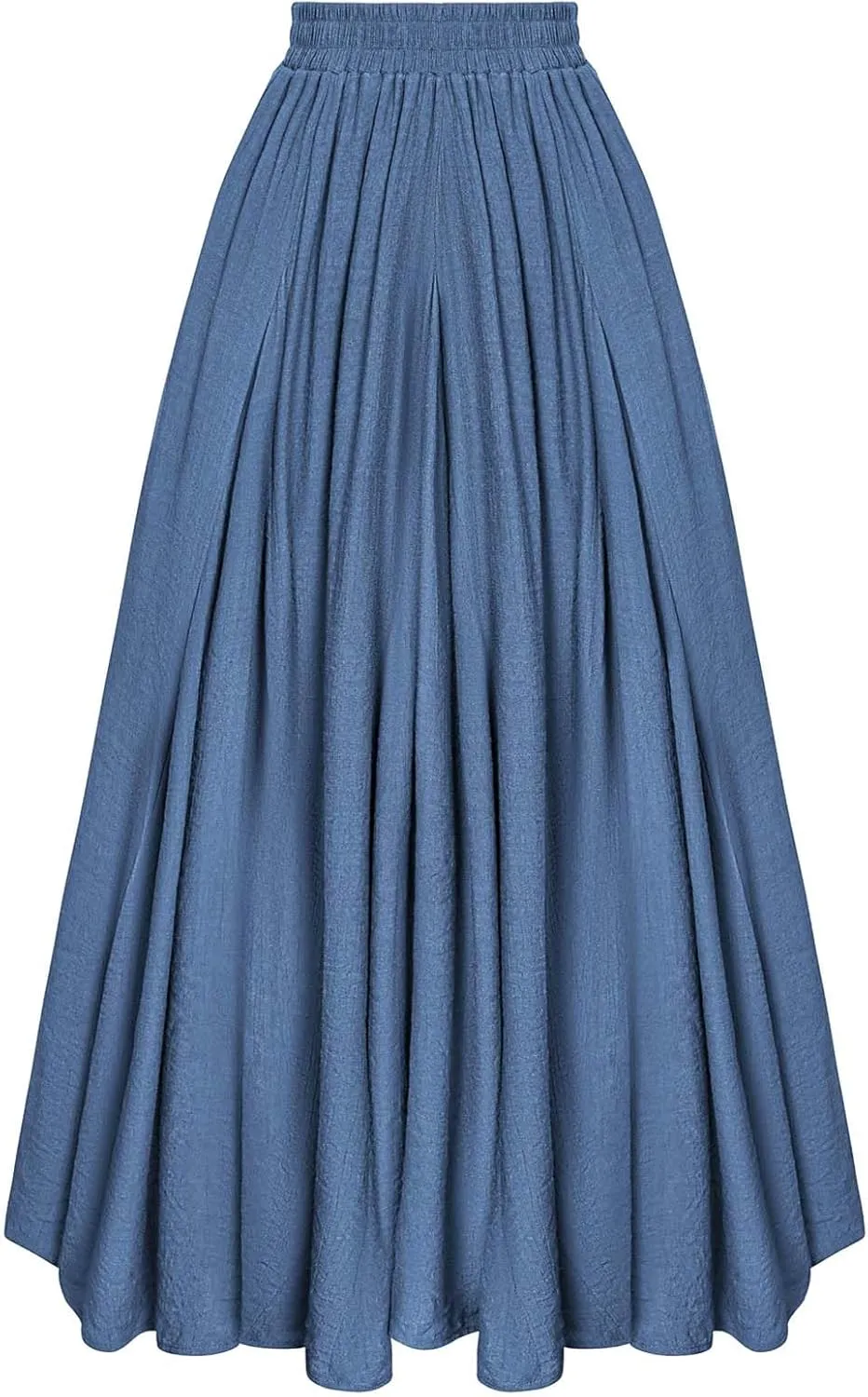 Scarlet Darkness Women Casual Maxi Skirt Flowy Bohemian Renaissance Long Skirts