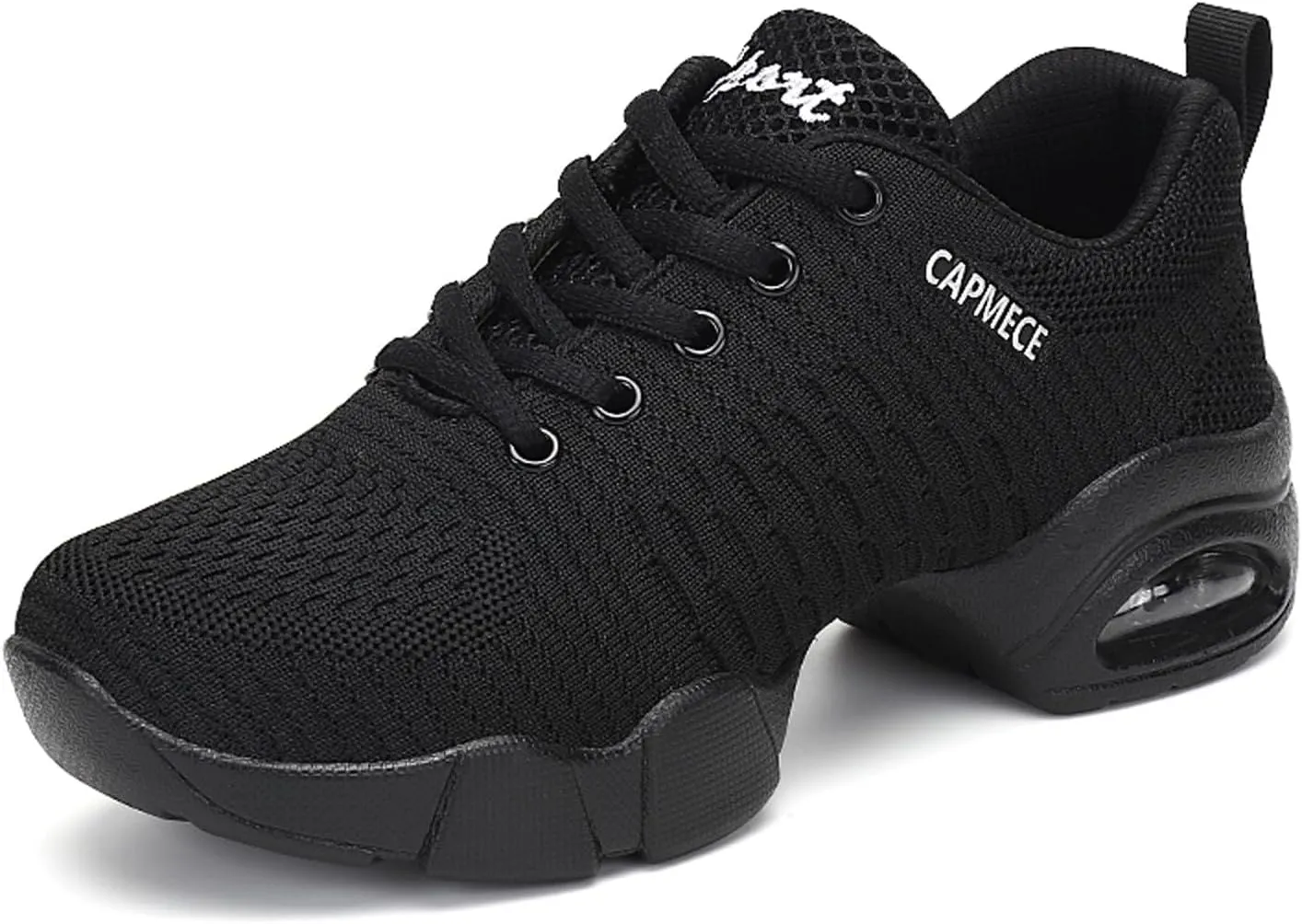 SECHRITE Womens Mens Jazz Dance Sneakers Lace Up Split Sole Dance Shoes