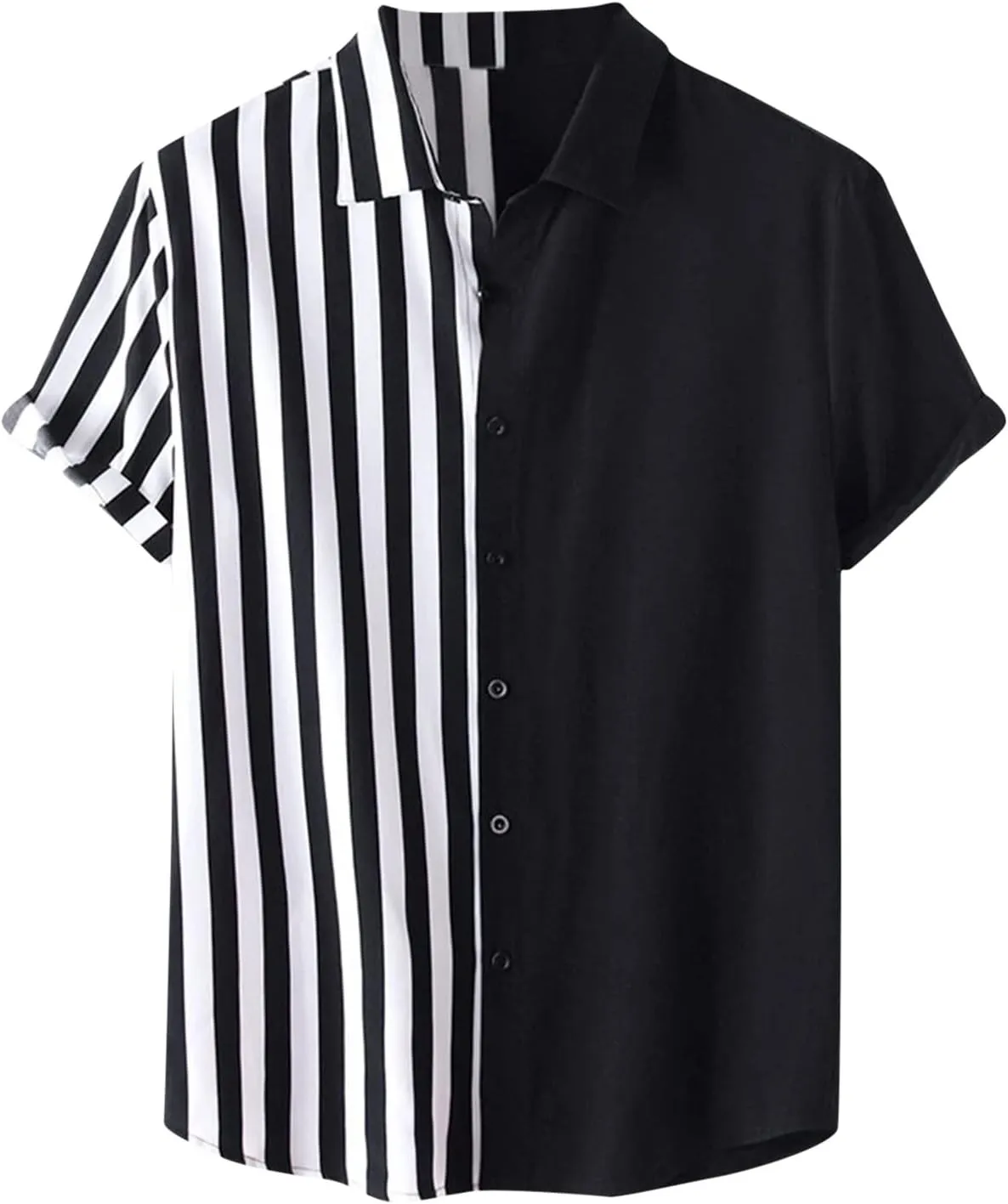 Short Sleeve Button Up Shirts for Men Hawaiian Shirts Cocktail Oversized Stretch Aloha Shirts Men's Hawaiian Shirts