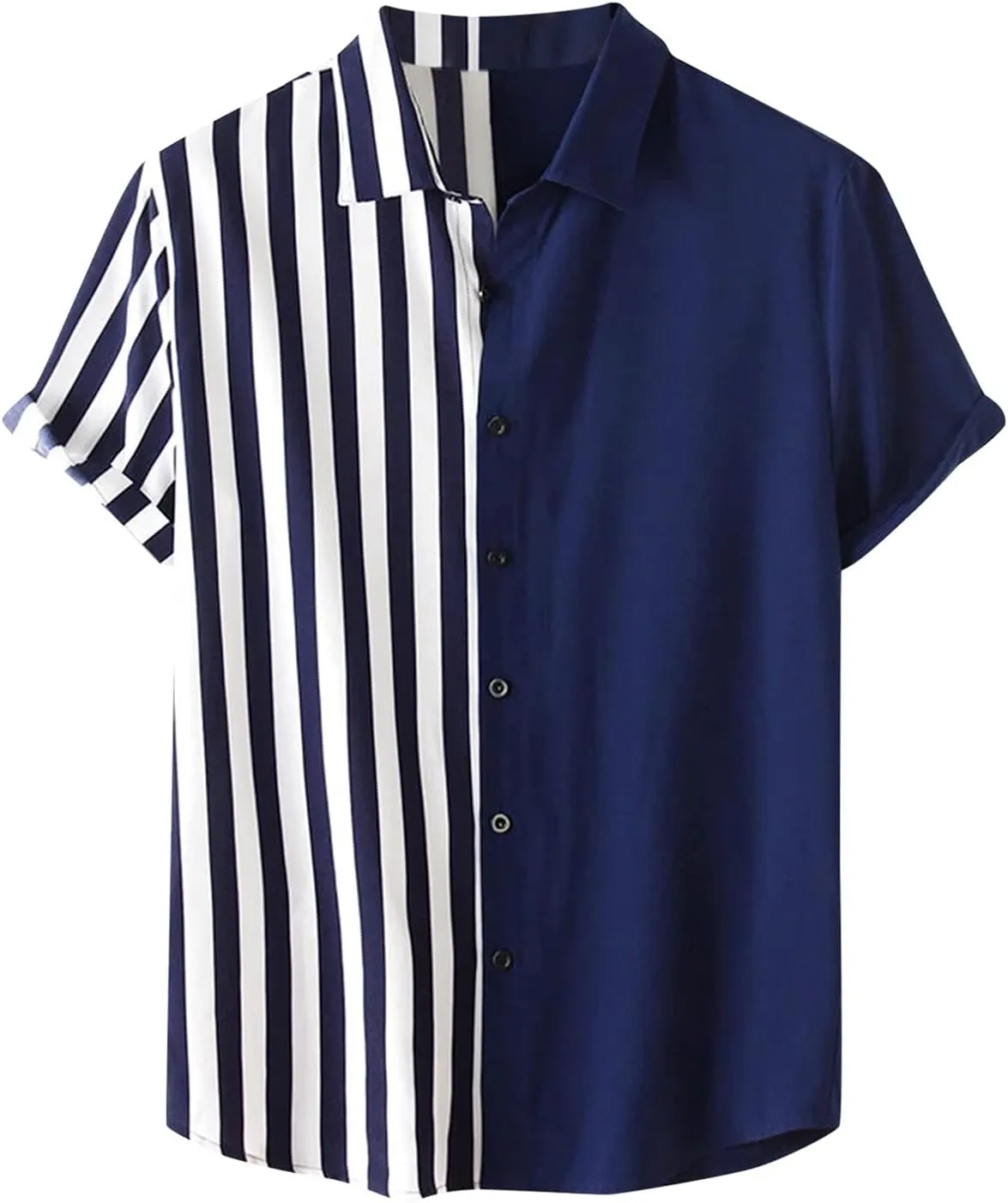 Short Sleeve Button Up Shirts for Men Hawaiian Shirts Cocktail Oversized Stretch Aloha Shirts Men's Hawaiian Shirts