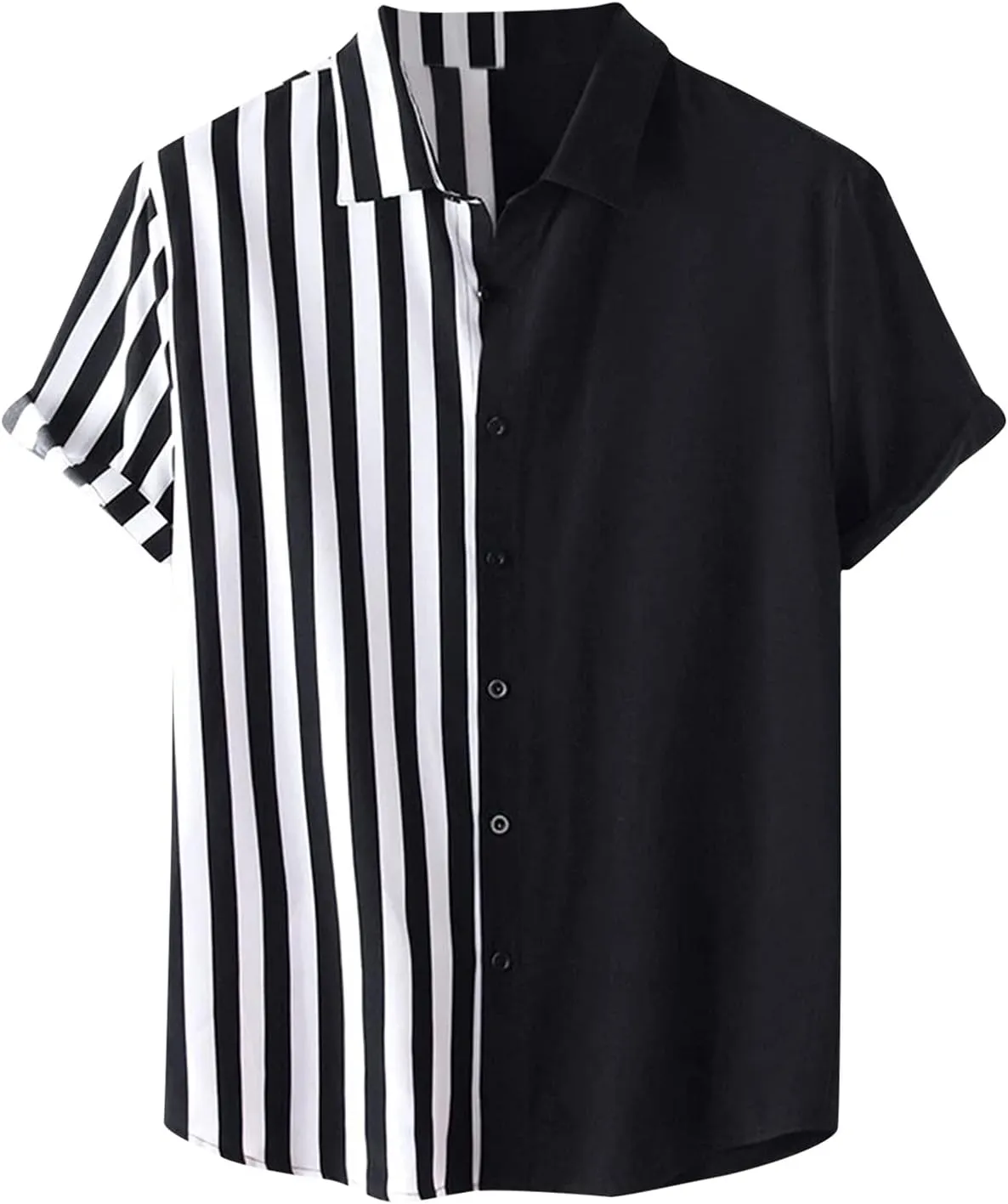 Short Sleeve Button Up Shirts for Men Hawaiian Shirts Cocktail Oversized Stretch Aloha Shirts Men's Hawaiian Shirts