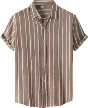 Short Sleeve Button Up Shirts for Men Hawaiian Shirts Short Sleeve Button Down Beach Shirts Tropical Summer Shirts