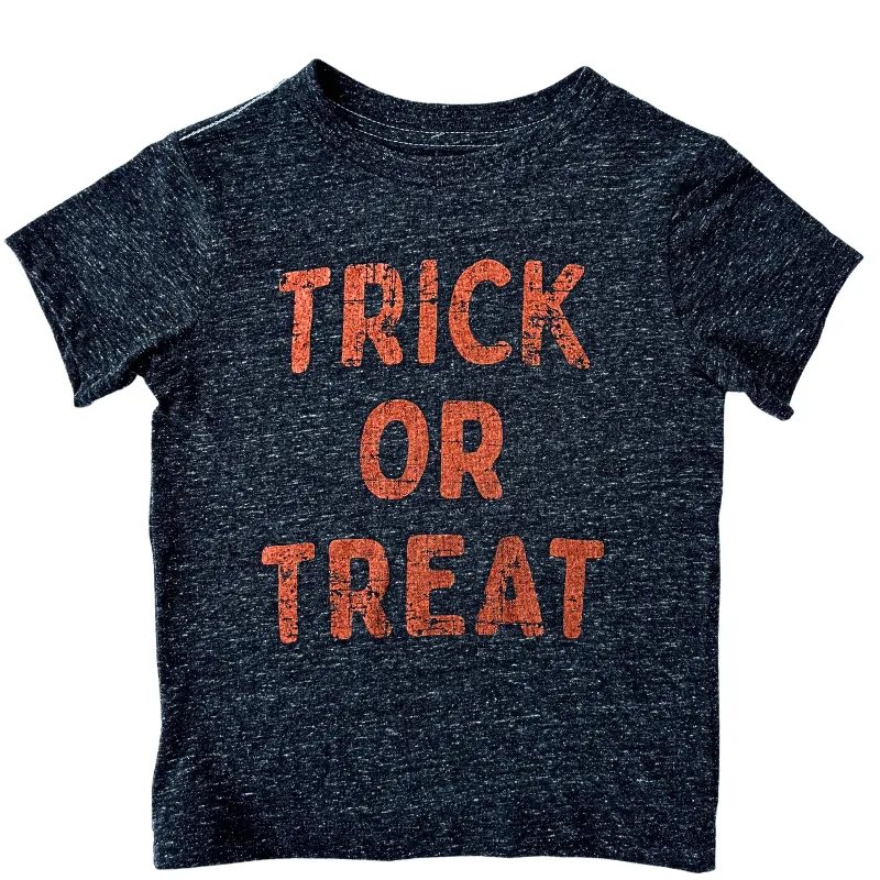Silas - Trick or Treat Tee in Charcoal