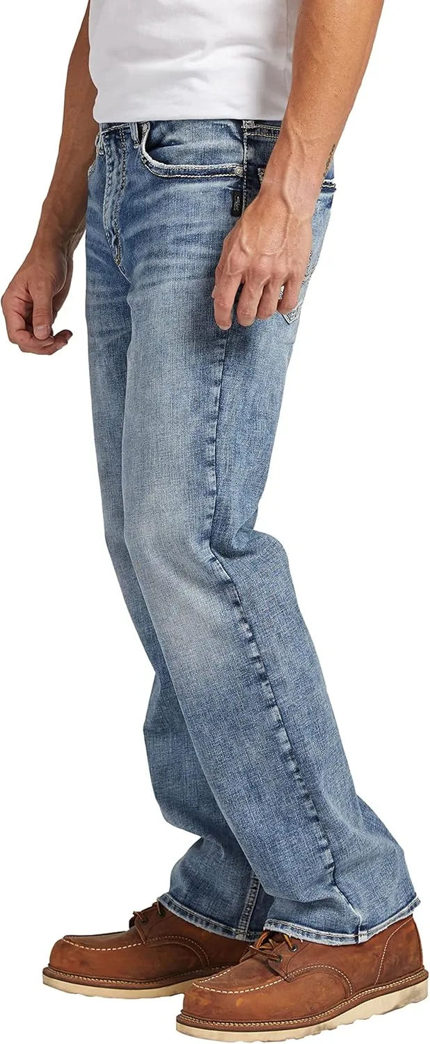 Silver Jeans Co. Men's Zac Relaxed Fit Straight Leg Jeans