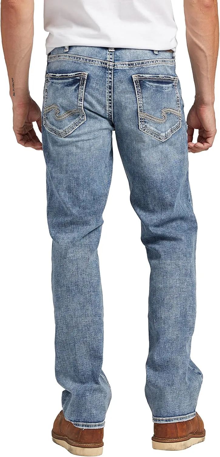 Silver Jeans Co. Men's Zac Relaxed Fit Straight Leg Jeans