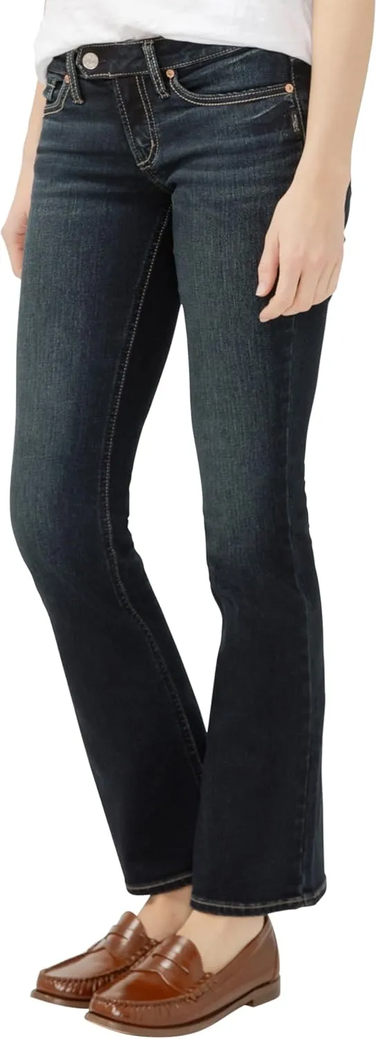 Silver Jeans Co. Women's Tuesday Low Rise Slim Bootcut Jeans