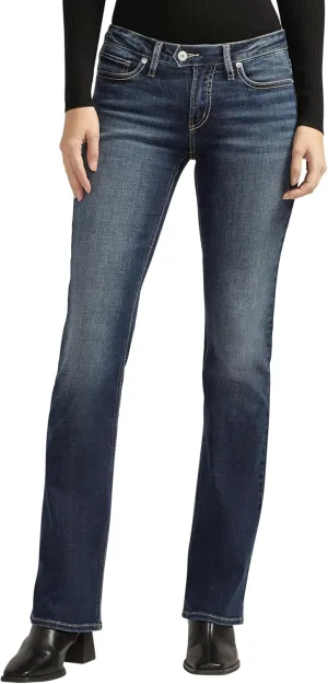 Silver Jeans Co. Women's Tuesday Low Rise Slim Bootcut Jeans