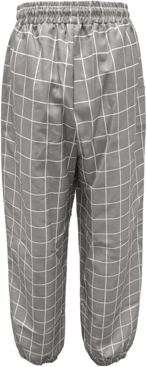 Slim Fit Plaid Chino Pants for Men Flat-Front Stretch Dress Pants Business Pencil Suit Pant Casual Skinny Golf Pant