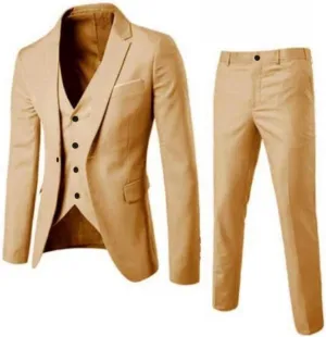 Suits for Men 2024 Suit Business Wedding Party Jacket Vest & Pants Coat Men Wedding Suits Big and Tall Suits for Men