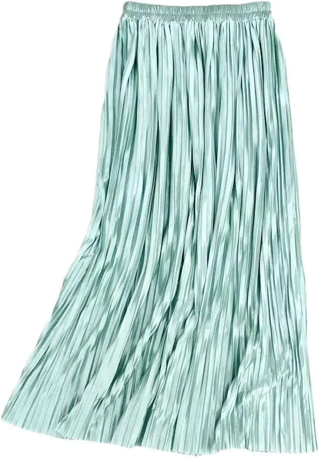 Summer Skirts Pleated Long Skirts Women Midi Skirts Women's Novelty Skirts