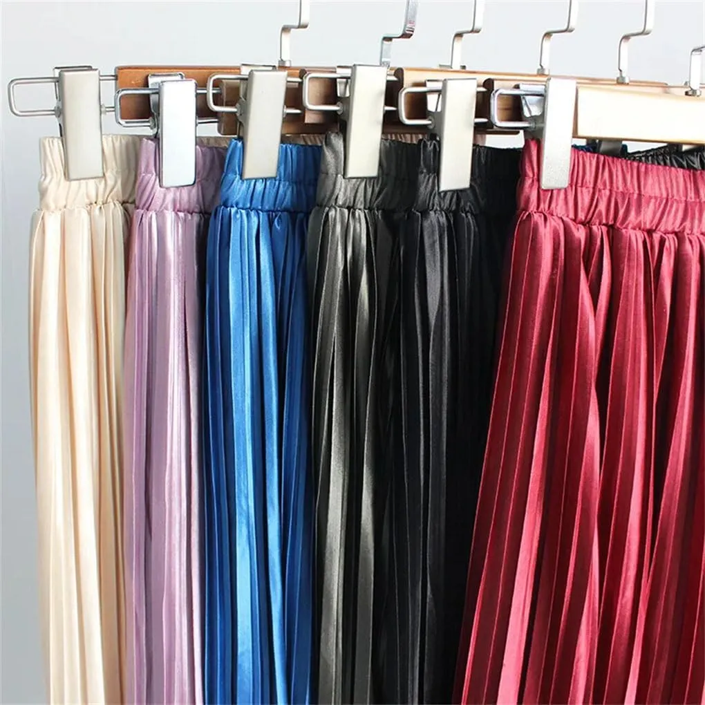 Summer Skirts Pleated Long Skirts Women Midi Skirts Women's Novelty Skirts