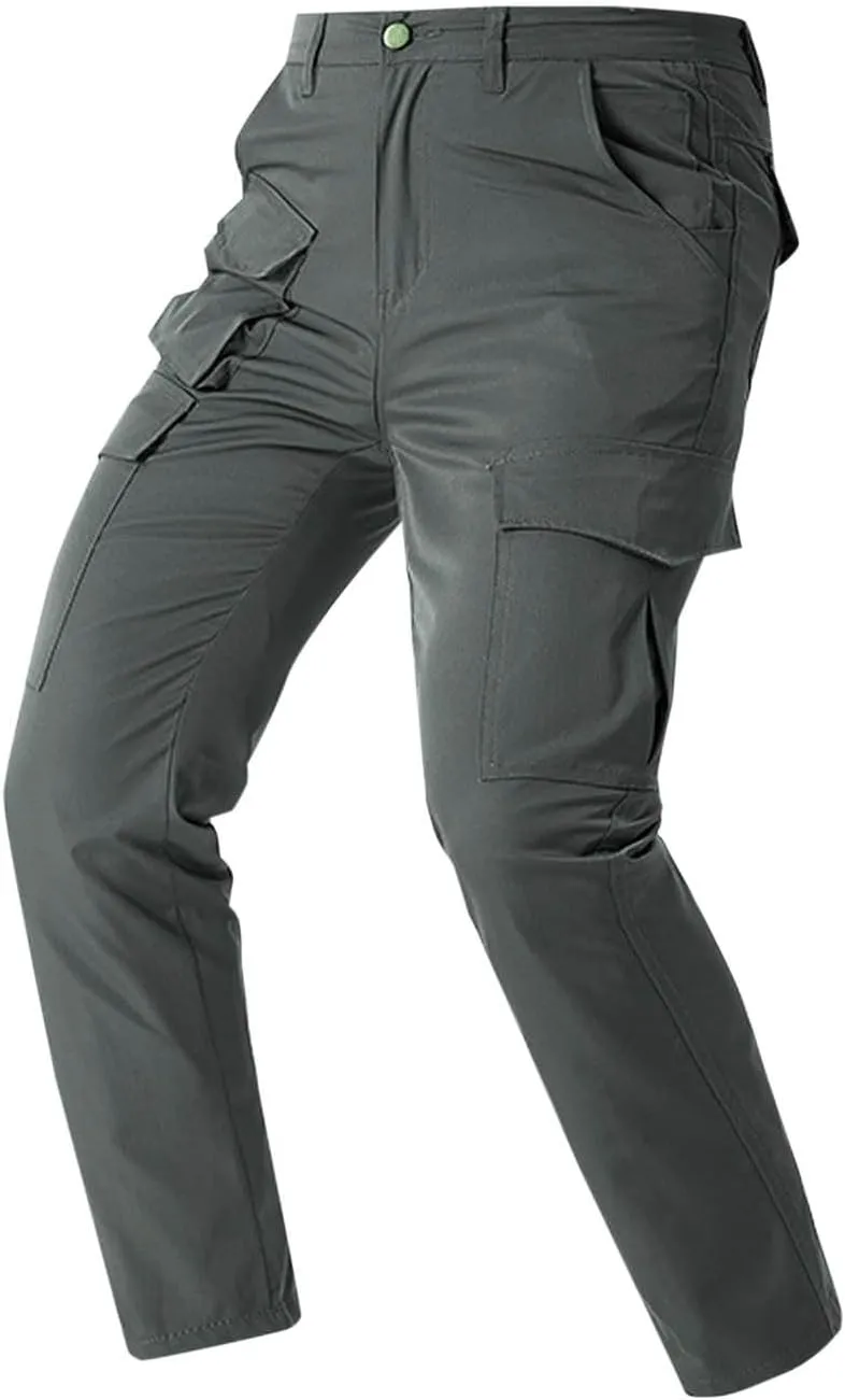 Tactical Pants for Men Ripstop Cargo Pants Lightweight EDC Work Hiking Pants Outdoor Apparel Assault Combat Pants